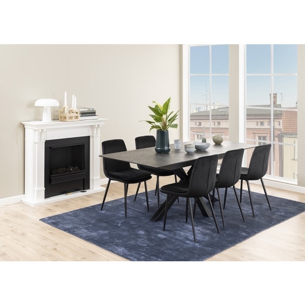 Stół Heaven rozkładany czarny - ACTONA